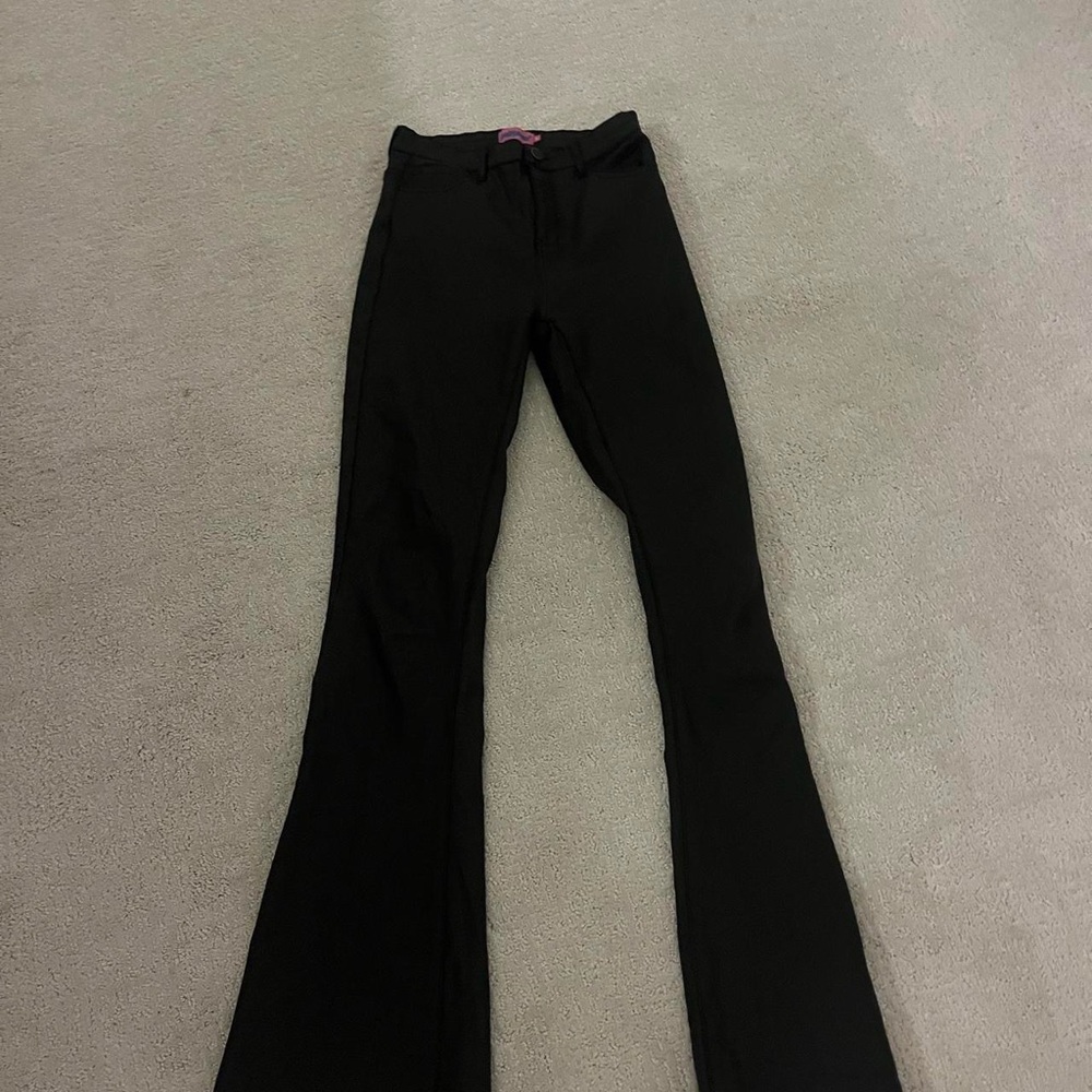 Edikted Black Flare & Wide Leg Jeans